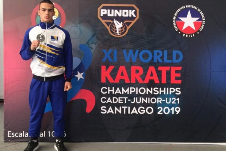 Hamza Turulja viceprvak svijeta u karateu na prvenstvu u Čileu