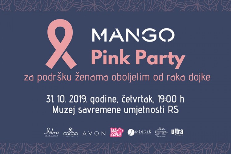 Mango "Pink Party"-prilika da pomognemo ženama oboljelim od raka dojke