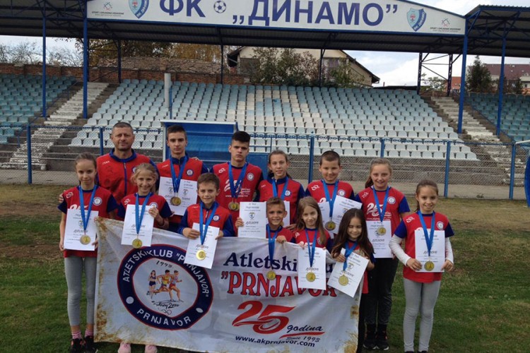 Atletičari "Prnjavora" se okitili sa 14 medalja u Pančevu