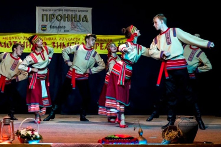 Ruski ansambl nastupio na "Motajičkom zimskom prelu"