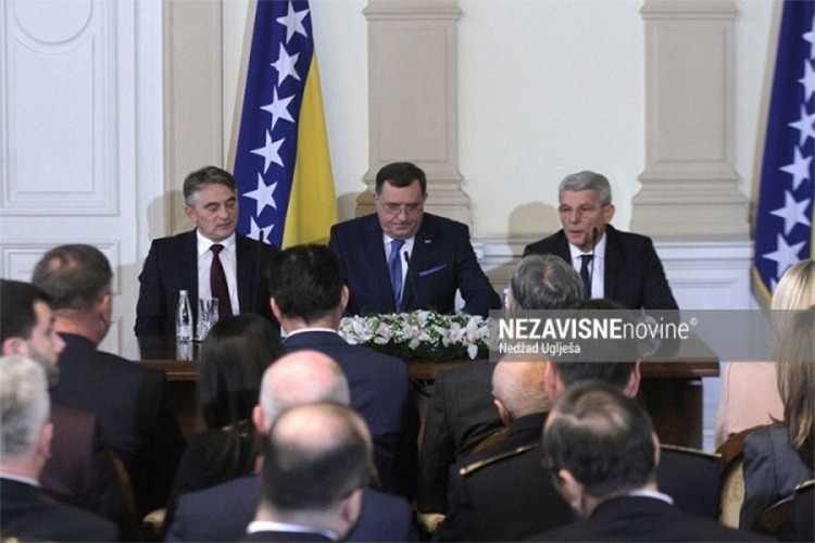 Dodikov kabinet: Džaferović i Komšić organizovali privatnu zabavu