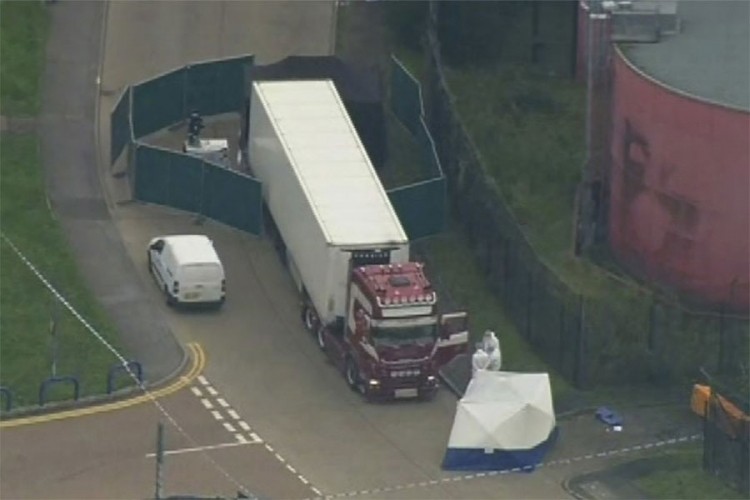 Britanska policija uhapsila muškarca zbog kamiona smrti