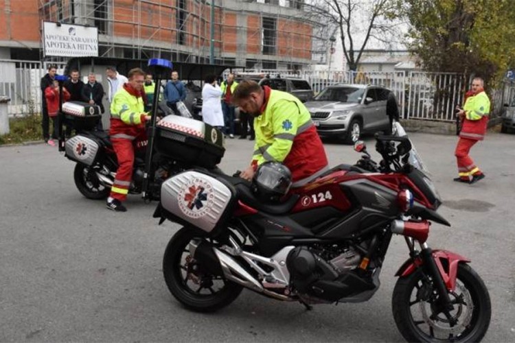 Hitna pomoć u Kantonu Sarajevo odsad i na motociklima