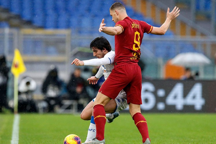 Roma: Džeko bi zbog gripe mogao propustiti derbi s Interom