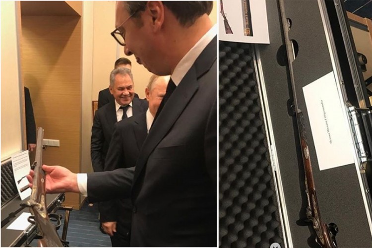 Tajna puške kralja Milana koju je Putin poklonio Vučiću