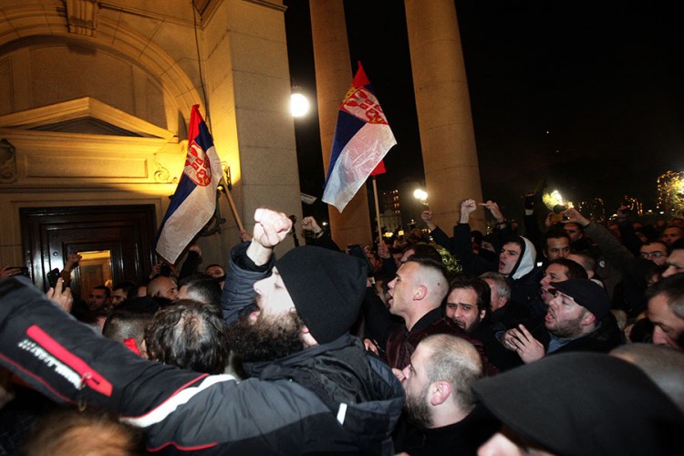 Protest "1 od 5 miliona": Incidenti na ulazu u Skupštinu Srbije