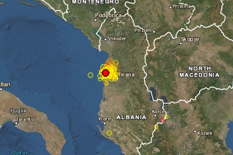Tlo se ne smiruje: Dva nova zemljotresa u Albaniji za nekoliko minuta
