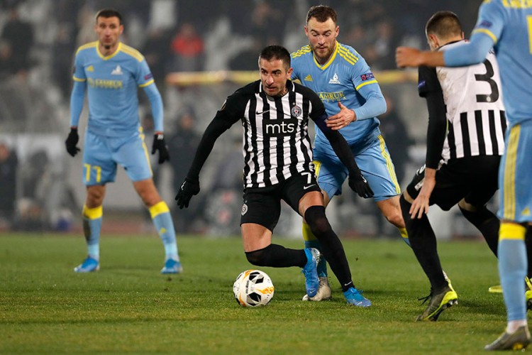 Partizan se goleadom oprostio od Evrope