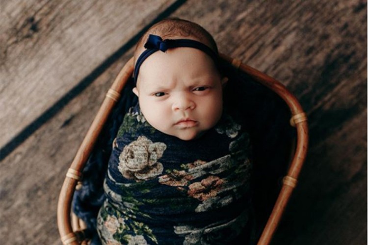 'Namrgođena' beba postala hit na internetu