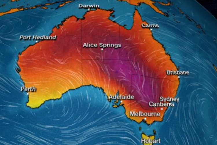 U Australiji zabilježen najtopliji dan od početka mjerenja