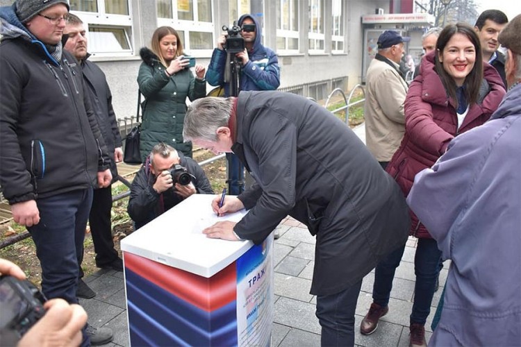 SDS u petak predaje potpise građana u Predsjedništvo BiH