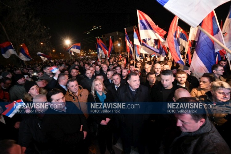 Skup "Za Republiku Srpsku": "Podrška vlasti nakon dešavanja u NS RS"