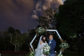 Vjenčali se za vrijeme erupcije: Ni vulkan im nije smetao