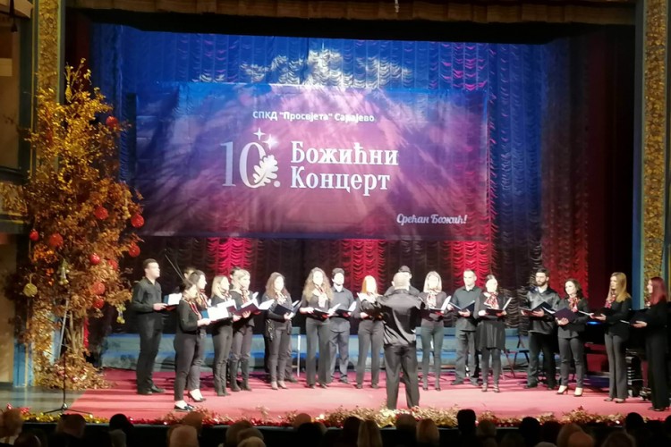Održan 10. jubilarni Božićni koncert SPKD "Prosvjeta"