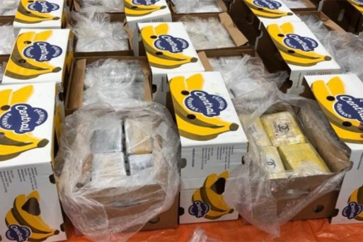 Policija oduzela 825 kilograma kokaina