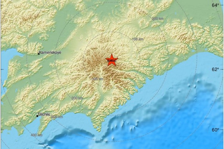 Jak zemljotres na ruskom dalekom istoku