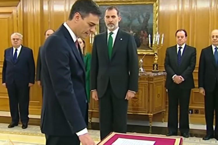 Nova Vlada Španije položila zakletvu