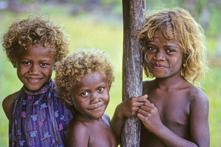 Melanežani - jedini prirodno plavokosi crnci na svijetu