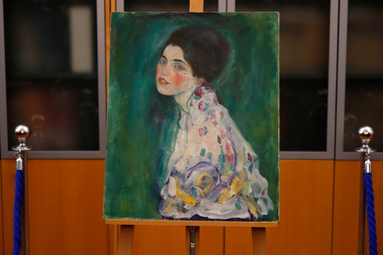 Portert pronađen u zidu galerije je ukradena Klimtova slika