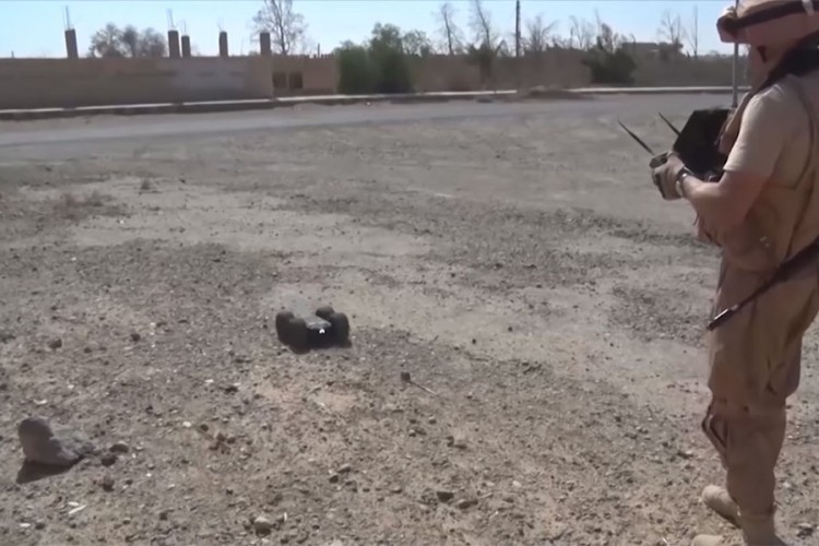 Ruskim robotima protiv mina u Siriji