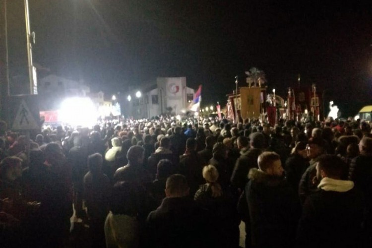 Otkazana litija na Cetinju zbog bezbjednosti učesnika