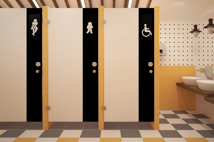Zašto vrata javnih toaleta ne idu skroz do poda?