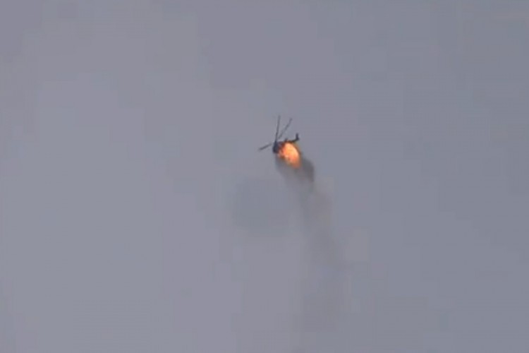 Proturski militanti oborili sirijski helikopter, objavljen video