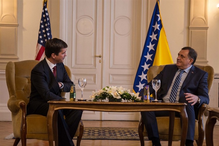 Sastanak Dodika i Nelsona: "Očekujemo poštovanje Dejtonskog sporazuma"