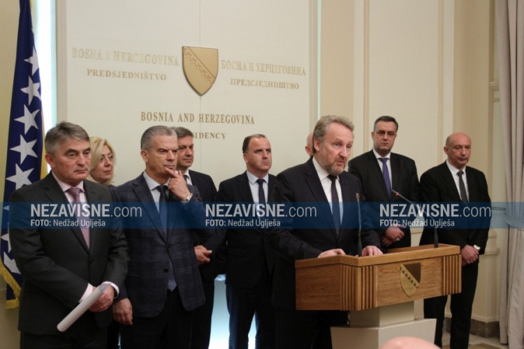 Izetbegović, Komšić i Radončić: Nećemo dozvoliti promjenu strukture Ustavnog suda