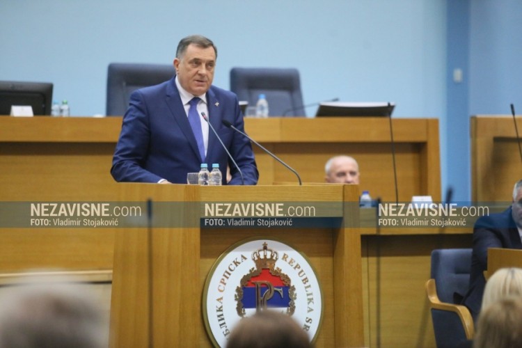 Parlament Srpske podržao veto srpskog člana Predsjedništva BiH