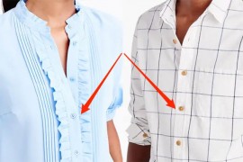 Zašto se ženske i muške košulje kopčaju na suprotnim stranama?