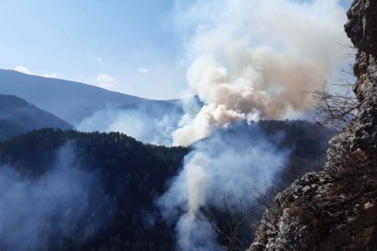 Požar u Drvaru izmakao kontroli, hitno potreban helikopter