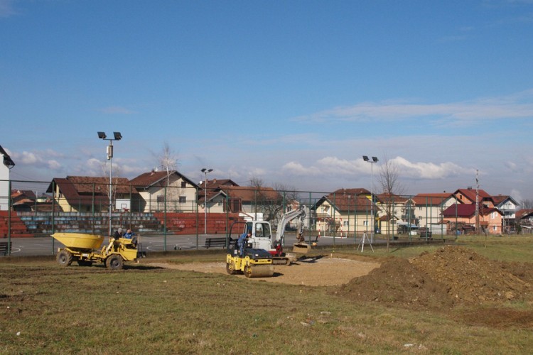 Pri kraju izgradnja igrališta u banjalučkom naselju Ada