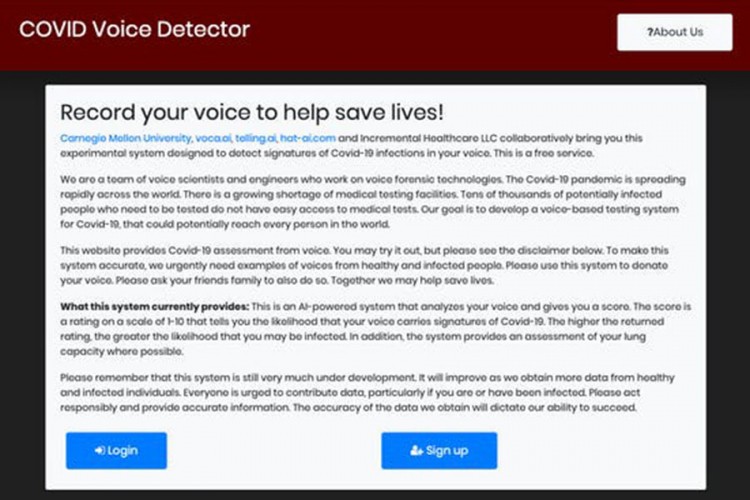 Razvija se aplikacija za prepoznavanje virusa korona pomoću glasa