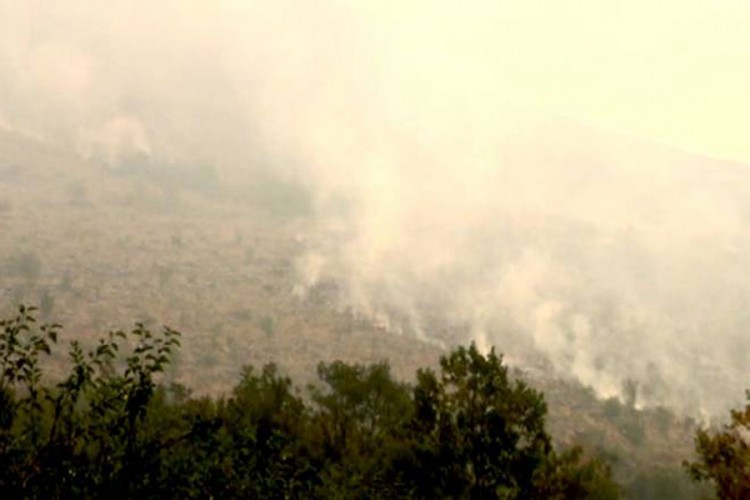 Vatra planula na dvije lokacije u Bosanskom Grahovu