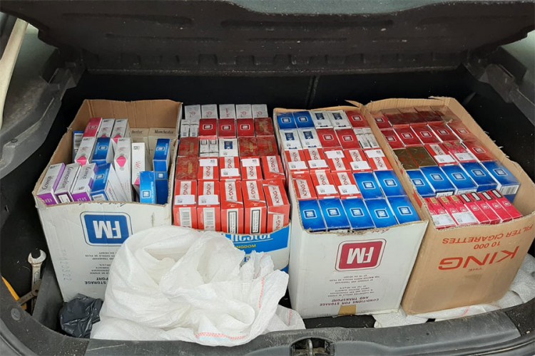 Oduzeto 1.957 kutija cigareta i 32 kilograma duvana