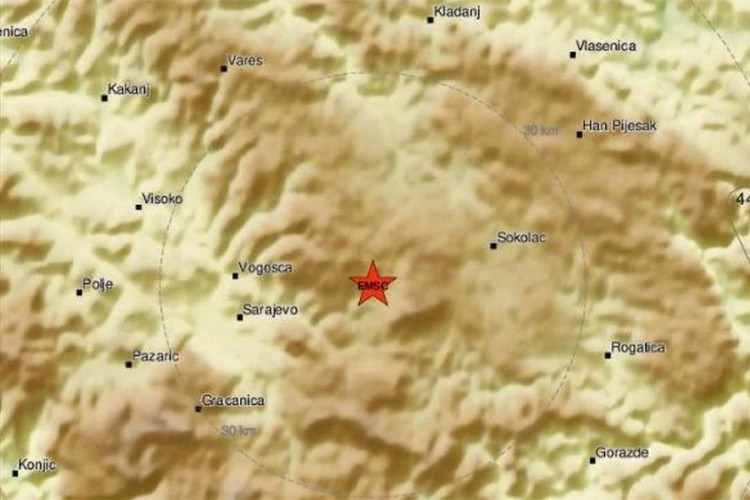 Zemljotres u Sarajevu