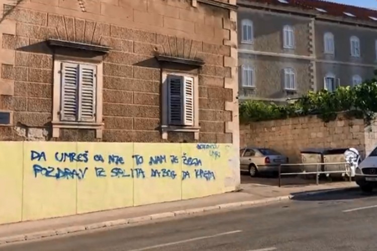 U Splitu osvanuo morbidan grafit upućen Đokoviću