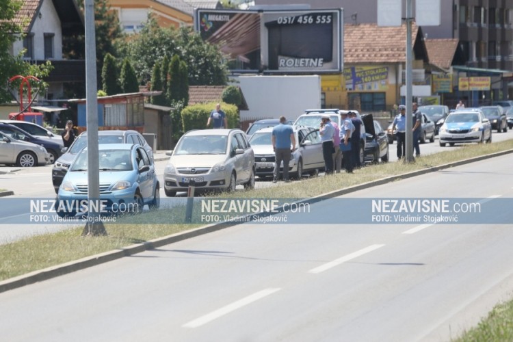 Sudar više automobila u Banjaluci, među njima i policijsko