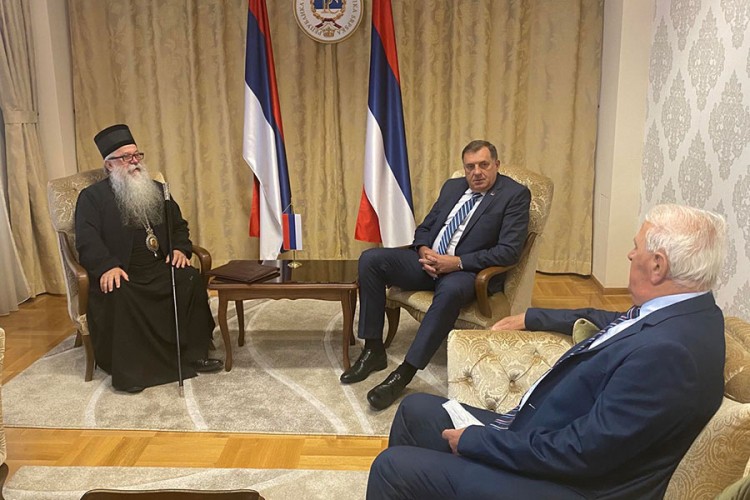 Dodik i mitropolit Hrizostom o povratku imovine SPC u Sarajevu