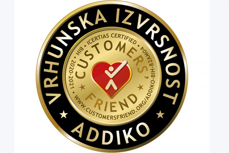 Addiko Bank potvrdila međunarodni certifikat "Customers' Friend"