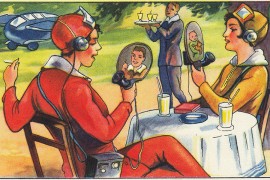 Umjetnička futuristička vizija mobilnog telefona iz 1930. godine