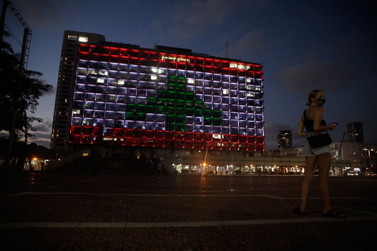 Libanska zastava zasijala u Tel Avivu