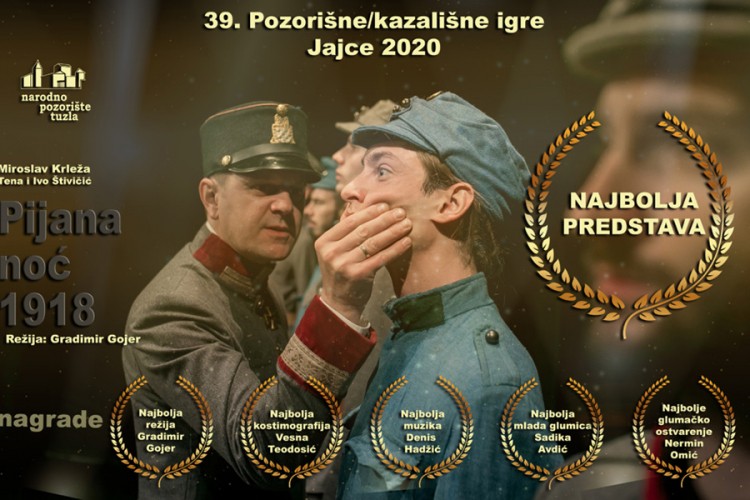 "Pijana noć 1918" najbolja predstava, nagrada publike "Identitluku"