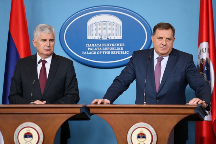 Sastanak Dodika i Čovića danas u Mostaru