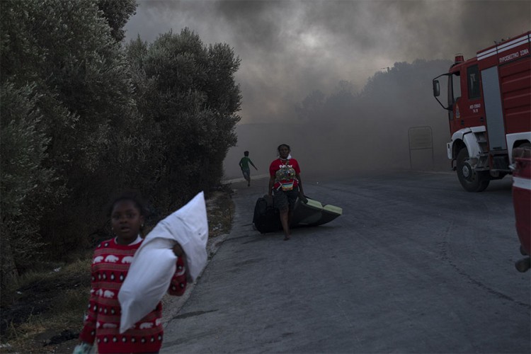 Drugi požar u kampu na Lezbosu uništio sve što je preostalo