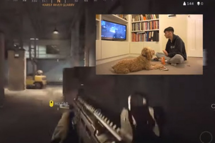 Naučio psa da igra Call of Duty: Warzone