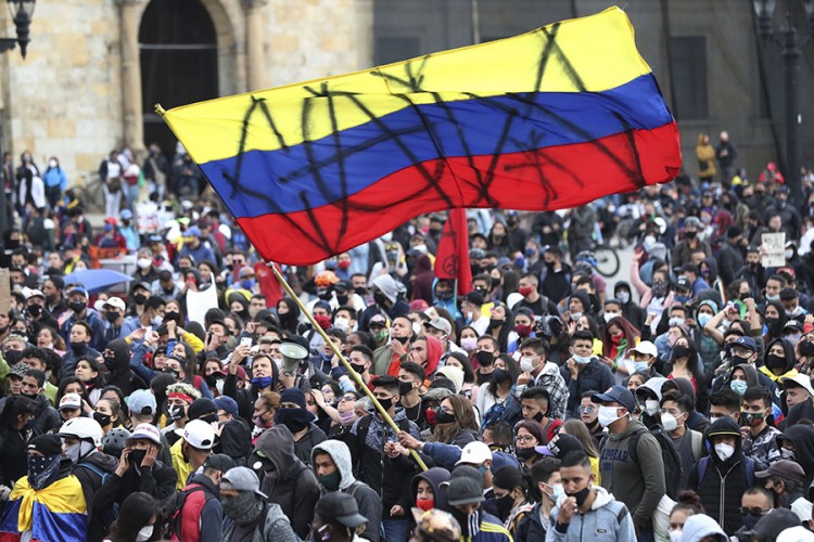Protesti na ulicama kolumbijskih gradova