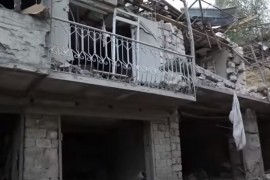 Novi snimci iz Nakogrno-Karabaha: Odjekuju eksplozije, zgrade uništene