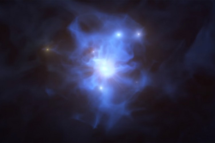 Otkrivena supermasivna crna rupa koja je zarobila šest galaksija